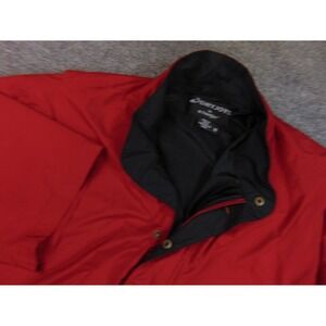 FootJoy DryJoys Pullover Mens Medium Red Short Sleeve Golf Rain Jacket